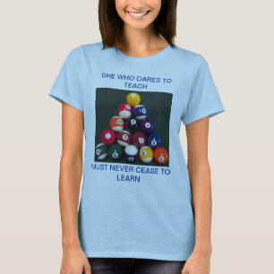Women's Basic T-Shirt BILLIARDS POOL
