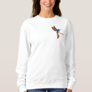 Women's Basic T shirt / hummingbird