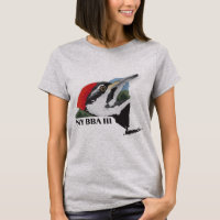 Women's basic t-shirt with front logo