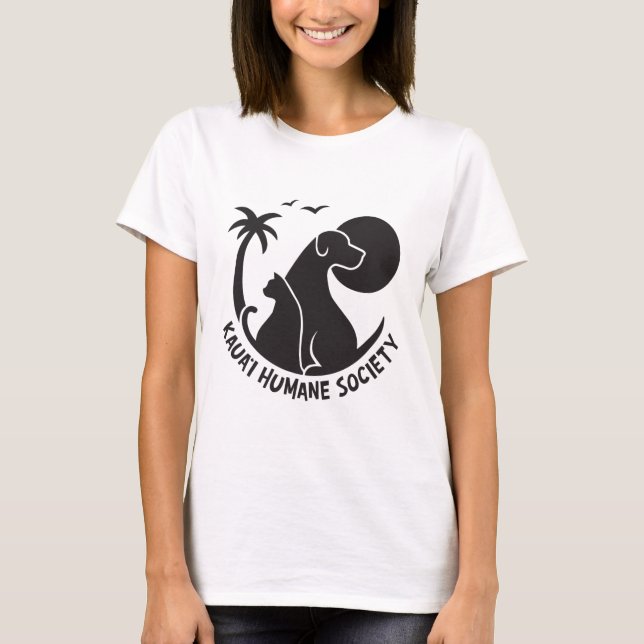 Women's Basic Tee with Black KHS Logo (Front)
