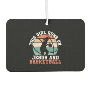 Womens basketball air freshener