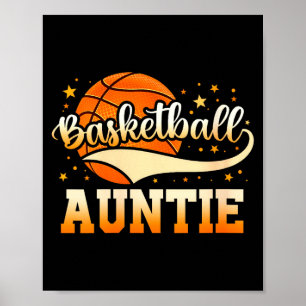 Women's basketball auntie poster