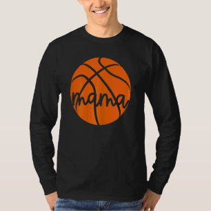 Womens Basketball Mama Vintage Proud Mom Mothers T-Shirt