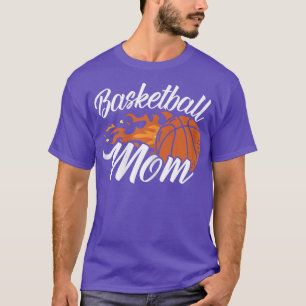 Womens Basketball Mom Player Hoop Junkie Mothers D T-Shirt