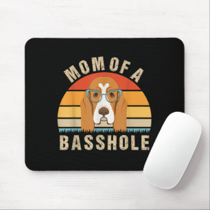 Women's Basset Hound Presents Funny Mom Of A Bassh Mouse Pad