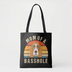 Women's Basset Hound Presents Funny Mom Of A Bassh Tote Bag
