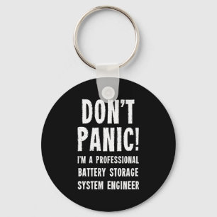 Womens Battery Storage System Engineer V-neck Keychain