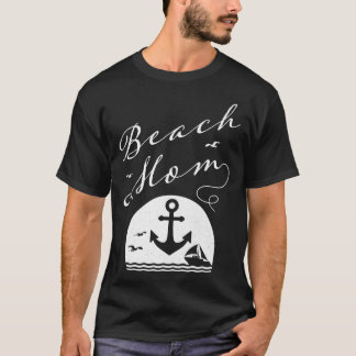 Womens Beach Mom Great Ocean Waves Salt Water w Bo T-Shirt
