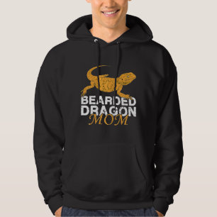 Womens Bearded Dragon Mom Lizard Reptile Hoodie