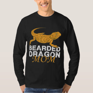 Womens Bearded Dragon Mom Lizard Reptile T-Shirt