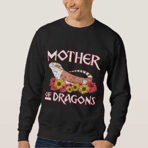 Womens Beardie Mom Bearded Dragon Sweatshirt