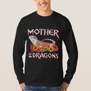 Womens Beardie Mom Bearded Dragon T-Shirt