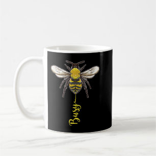 Womens Bee Pun Busy Bees for Beekeepers, Bee Ladie Coffee Mug