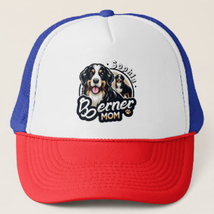 Womens Berner Mom - Bernese Mountain Dog Mom Gift Trucker Hat