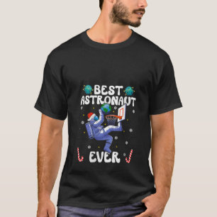 Womens Best Astronaut Ever Christmas Basketball Ho T-Shirt