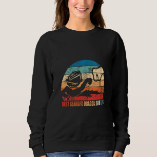 Womens Best Bearded Dragon Dad Ever Fist Bump Men  Sweatshirt