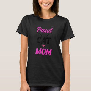 Womens Best Cat Mom Ever  Proud Cat Mom T-Shirt