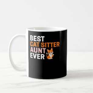 Womens Best Cat Sitter Aunt Ever  Coffee Mug