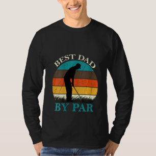Womens Best Dad By Par Funny Golf Father's Day T-Shirt