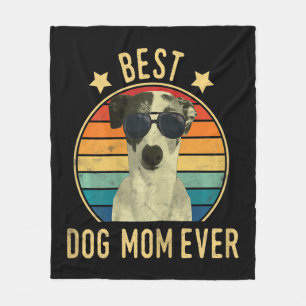 womens best dog mom ever italian greyhound fleece blanket