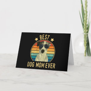 womens best dog mom ever italian greyhound thank you card