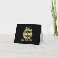 Womens Best Dog Mom Ever Miniature Schnauzer