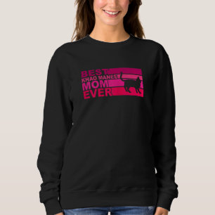 Womens Best Khao Manee Mom Ever Sweatshirt