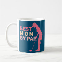Womens Best Mom By Par Golfer Golfing Golf