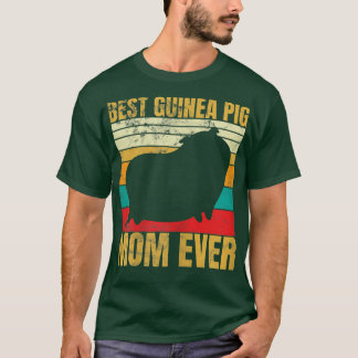 Womens Best Mom Furry Potato funny guinea pig T-Shirt