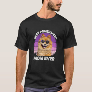 Womens Best Pomeranian Mom Ever Pomeranian  Women  T-Shirt