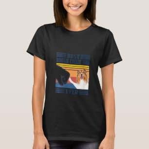 Womens Best Rough Collie Dad Ever Father's Day Chr T-Shirt