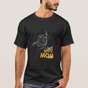 Womens Best Spitz Mom Ever German Spitz Dog Owner T-Shirt