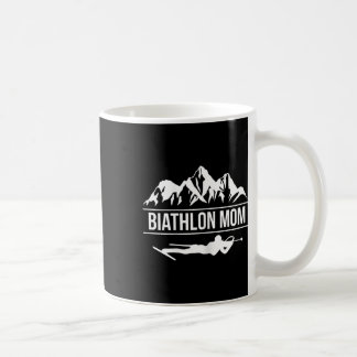 Womens Biathlon Mom Biathlete Skiing Shooting  Coffee Mug