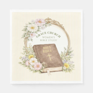Women's Bible Study Spring Flowers Napkin