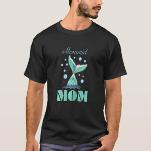 Womens Birthday Party Mermaid Mom Family Matching T-Shirt