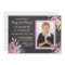 Women's Birthday Party Photo Flowers Chalk Invite