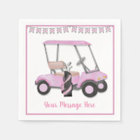 Women's Birthday Retirement Pink Golf Theme Party 