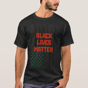 Womens Black Lives Matter VNeck T-Shirt