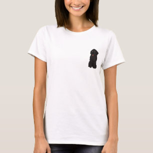 Womens Black Newfoundland graphic T-Shirt