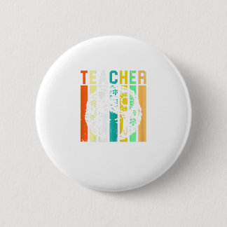 Womens Black Woman Teacher Afro Retro Black Histor 2 Inch Round Button