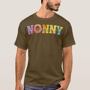 Womens Blessed NONNY Cute Colourful Hearts NONNY G T-Shirt