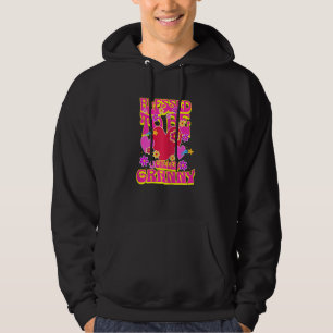 Womens Blessed To Be Called Granny Heart Groovy Fl Hoodie