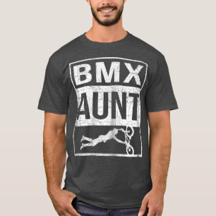 Womens BMX Aunt  Funny Bike Motocross Biker Gift T-Shirt