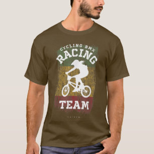 Womens BMX Bike Guinea Flag Biking Cycling Racing  T-Shirt