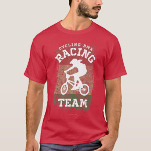 Womens BMX Bike Italy Flag Biking Cycling Racing B T-Shirt