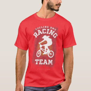 Womens BMX Bike Kyrgyzstan Flag Biking Cycling Rac T-Shirt