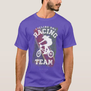 Womens BMX Bike Namibia Flag Biking Cycling Racing T-Shirt