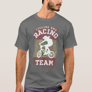 Womens BMX Bike Peru Flag Biking Cycling Racing BM T-Shirt