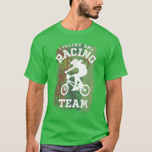 Womens BMX Bike Serbia Flag Biking Cycling Racing  T-Shirt