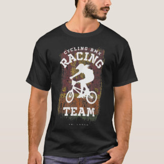 Womens BMX Bike Sri Lanka Flag Biking Cycling Raci T-Shirt